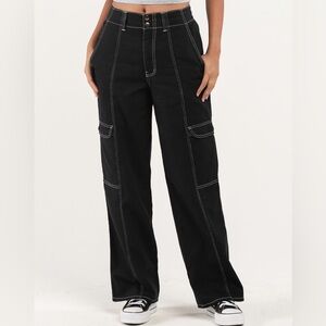 RSQ Black Cargo Pants